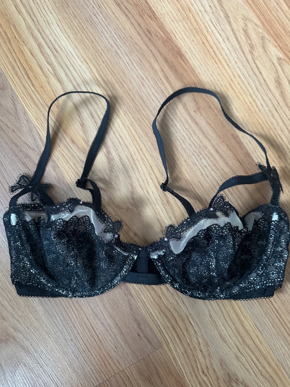 Victoria's Secret Black Lace Underwire Bra